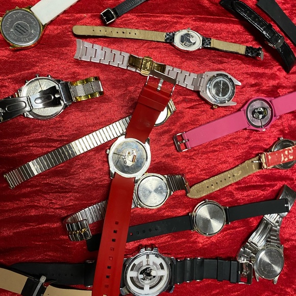 Lot Of 14 Project Watches Missing Parts Some Missing Parts - Picture 5 of 8